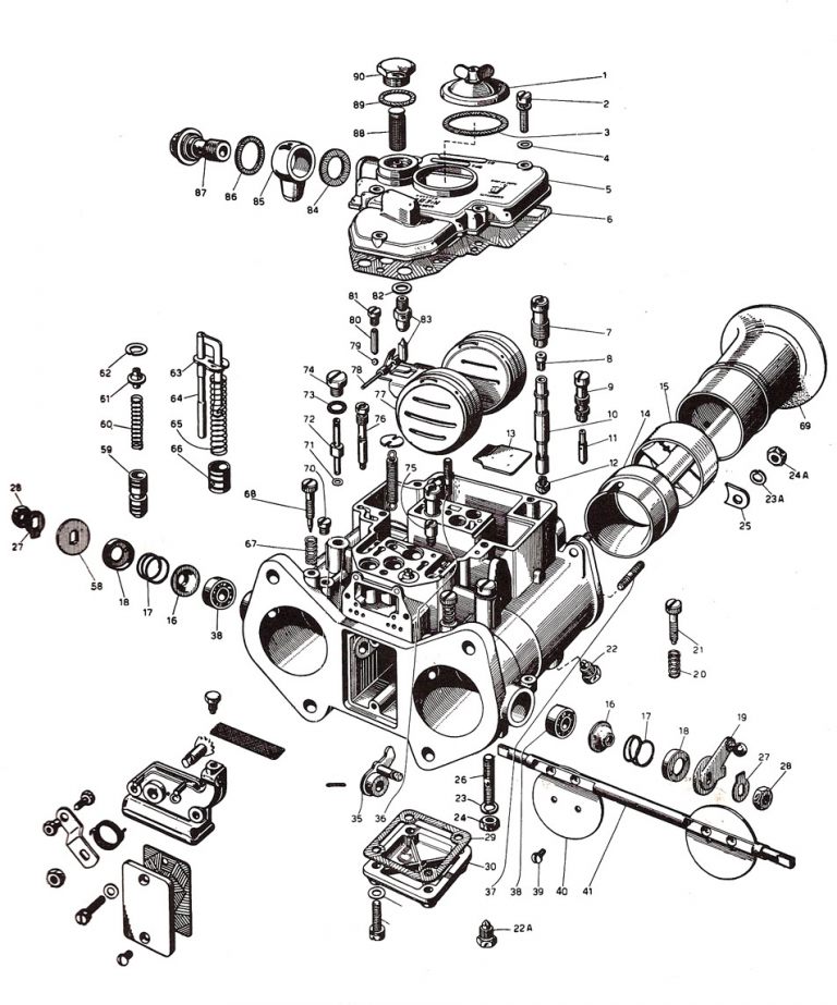 Weber Side Draft Carburetor RWA1250 – Racer Walsh